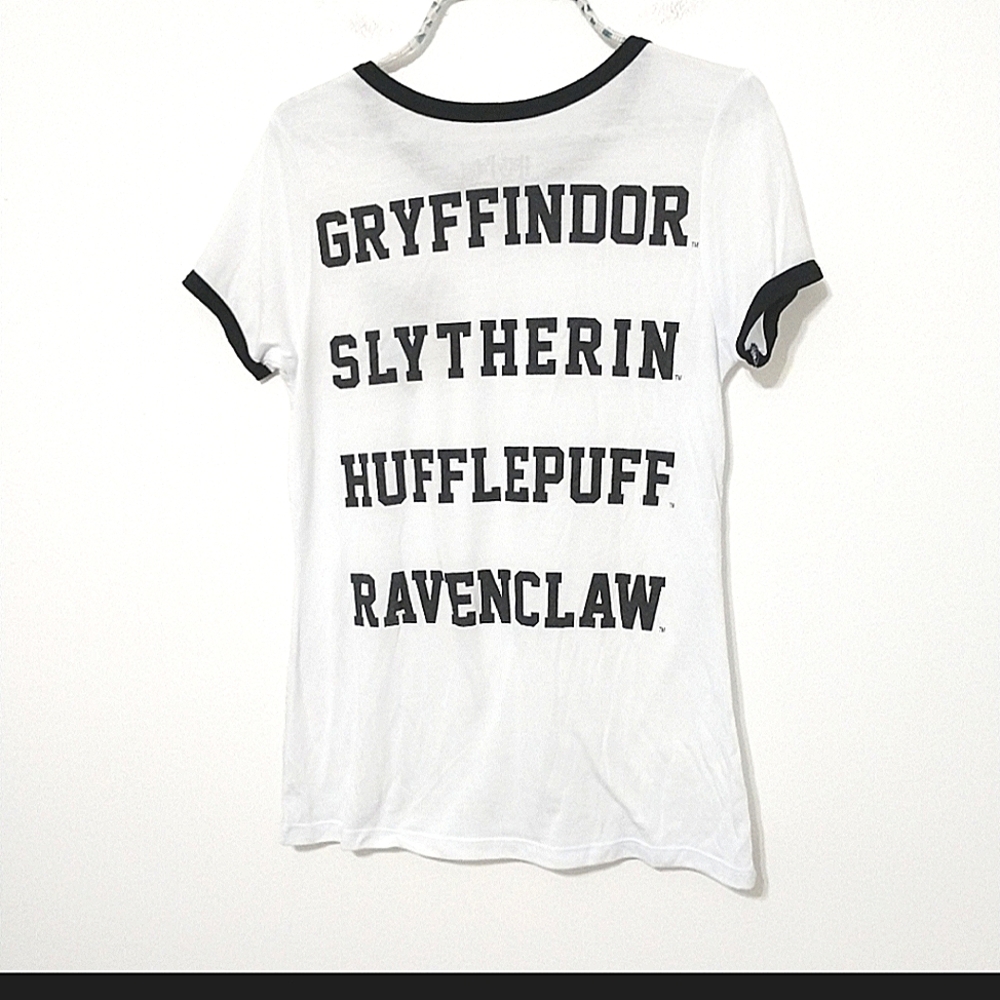 HARRY POTTER Shirt with House names on back size XL